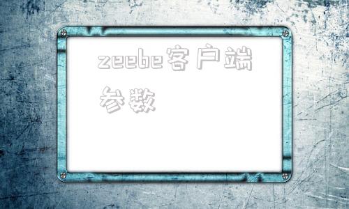 zeebe客户端参数zeeho极核官网旗舰店最新公告